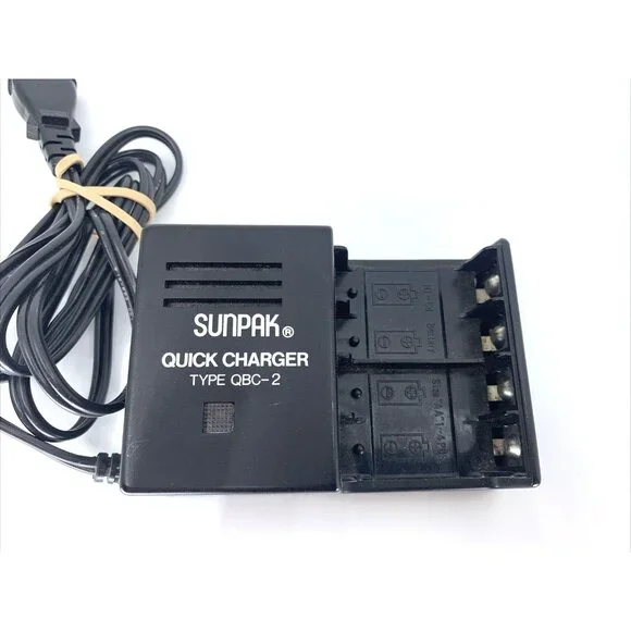 Sunpak Quick Charger Type QBC 2 ONLY for Sanyo 500AAF Ni Cd Nicad Batteries - Picture 2 of 5